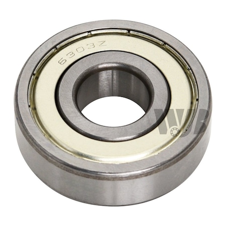 Wjb Conrad Type Single Row 2-Shield Bearing, Rb6303-Zz RB6303-ZZ